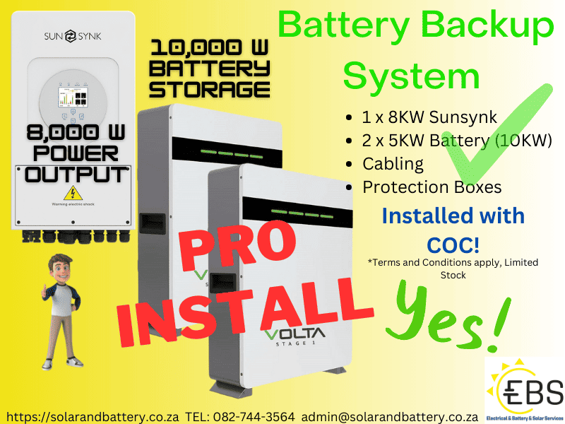 8KW Battery Backup System