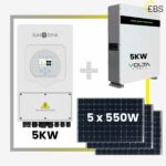 5KW Sunsynk-Volta Solar System